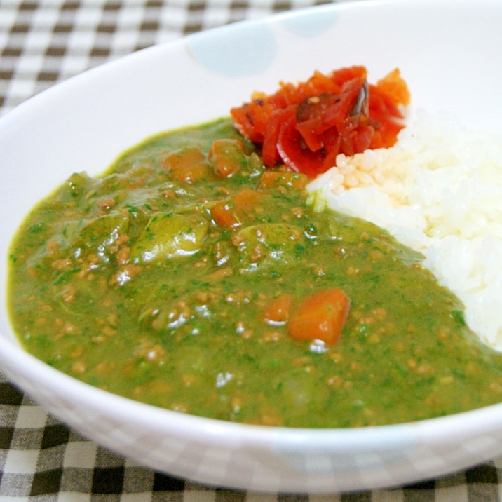 栄養満点◎ほうれん草カレー